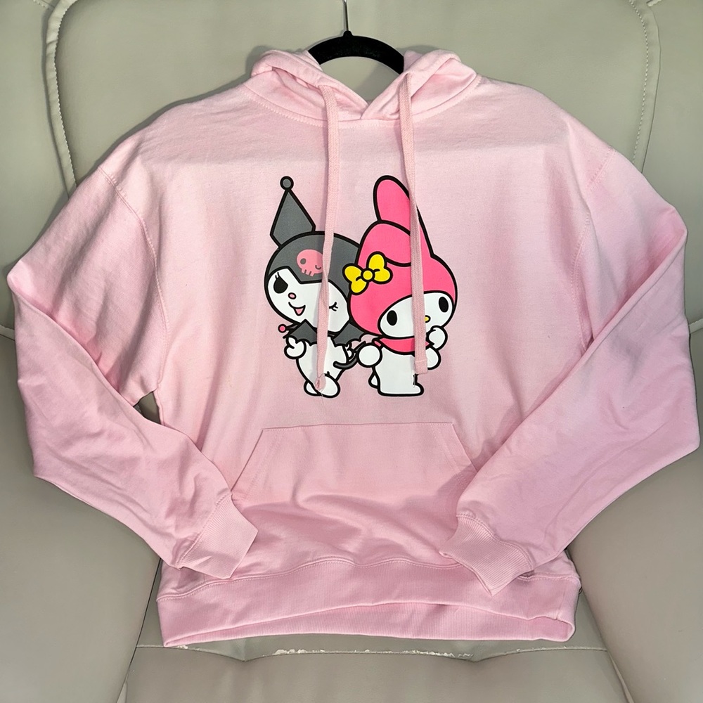 Sanrio My Melody and Kuromi Pink Hoodie